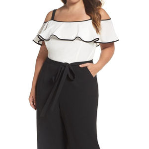 Eliza J NEW White Black Women's Size 16W